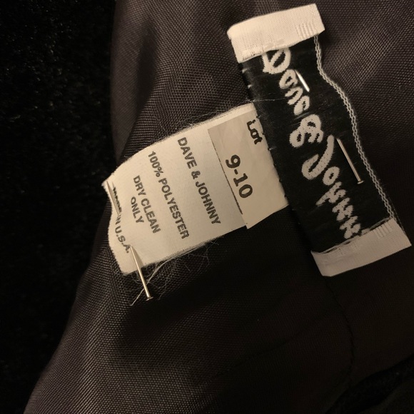 🎩2X HOST PICK🎩 VINTAGE SATIN BLACK SKIRT & ADORNED TOP FORMAL DRESS GOWN - Picture 11 of 11